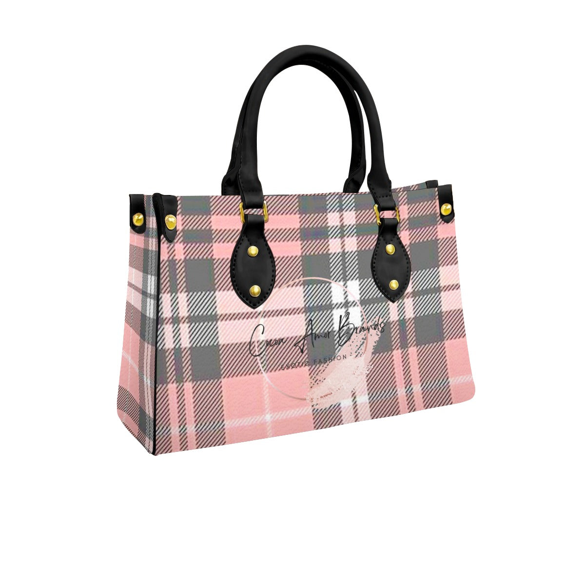 Women's Tote Bag With Black Handle
