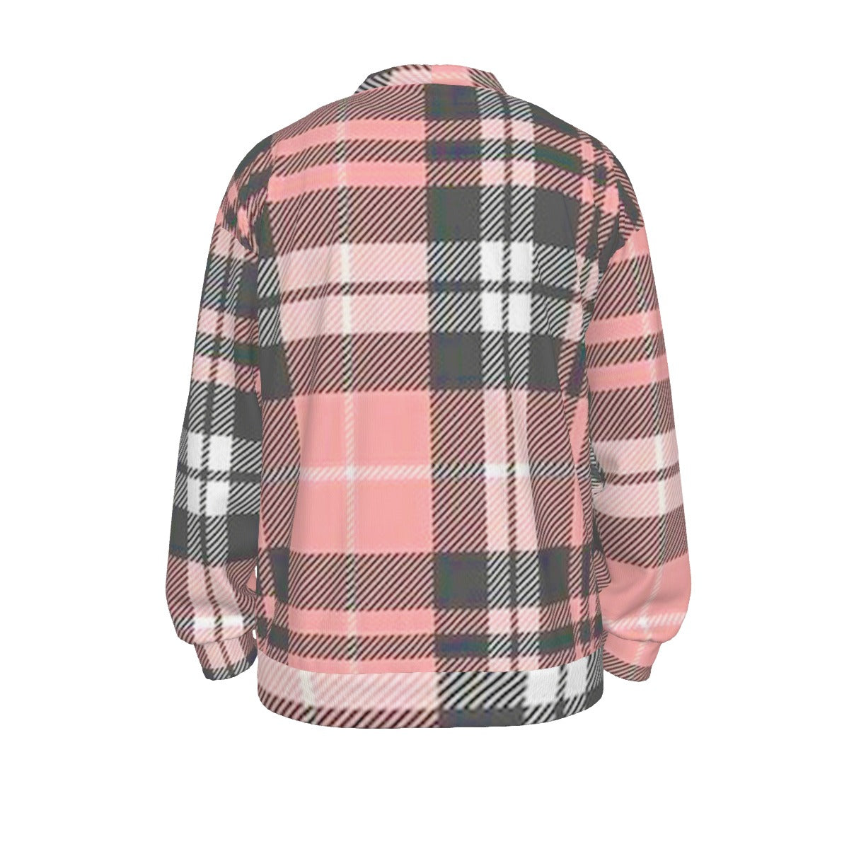 All-Over Print Unisex V-neck Knitted Fleece Cardigan With Button Closure