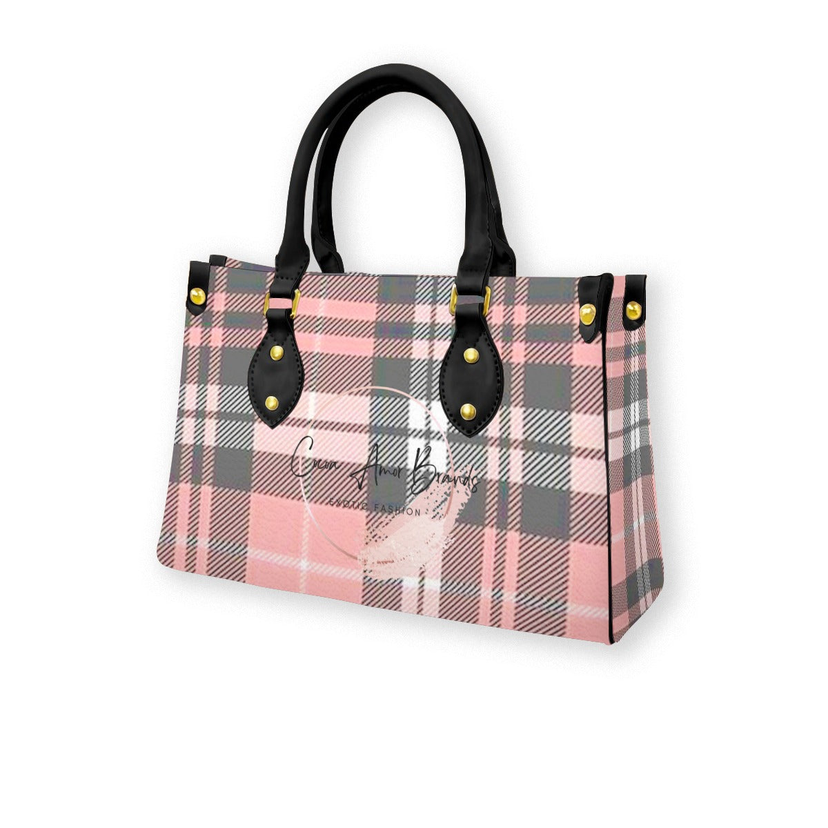 Women's Tote Bag With Black Handle