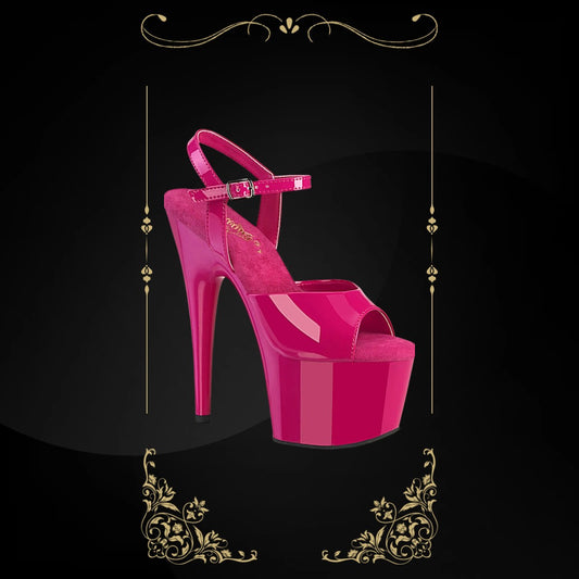 Hot Pink Pleaser Shoe